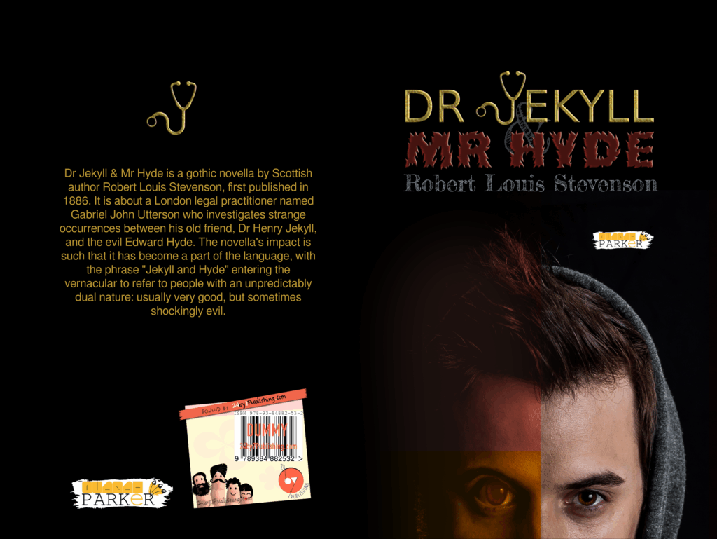 Dr. Jekyll book, Quanah Parker Publishers, classic literature, dual personality novel, psychological fiction, 24by7Publishing imprint, reimagined classics, literary publishing, timeless stories